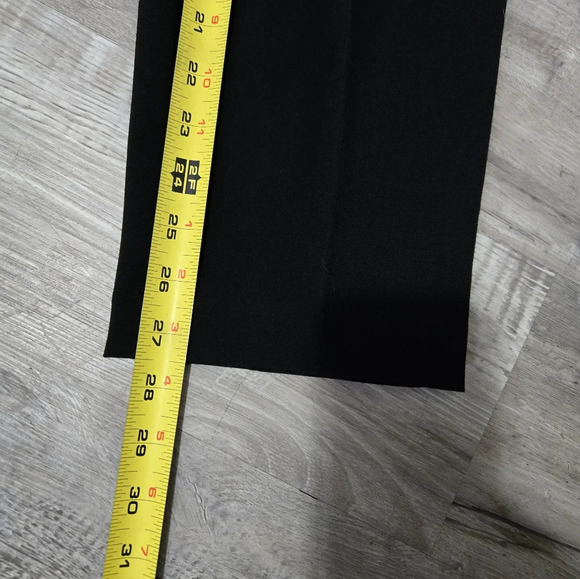 Chico's Ankle Slacks Trousers Womens Size 0.5(S) Black Straight Leg Soft - Picture 13 of 13